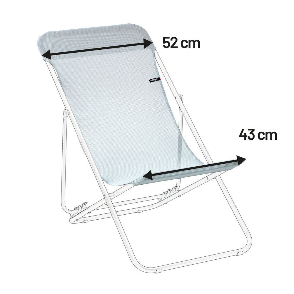 Toile de rechange - 52 cm - Transatube 2 - Batyline® Iso - Bleu Ciel